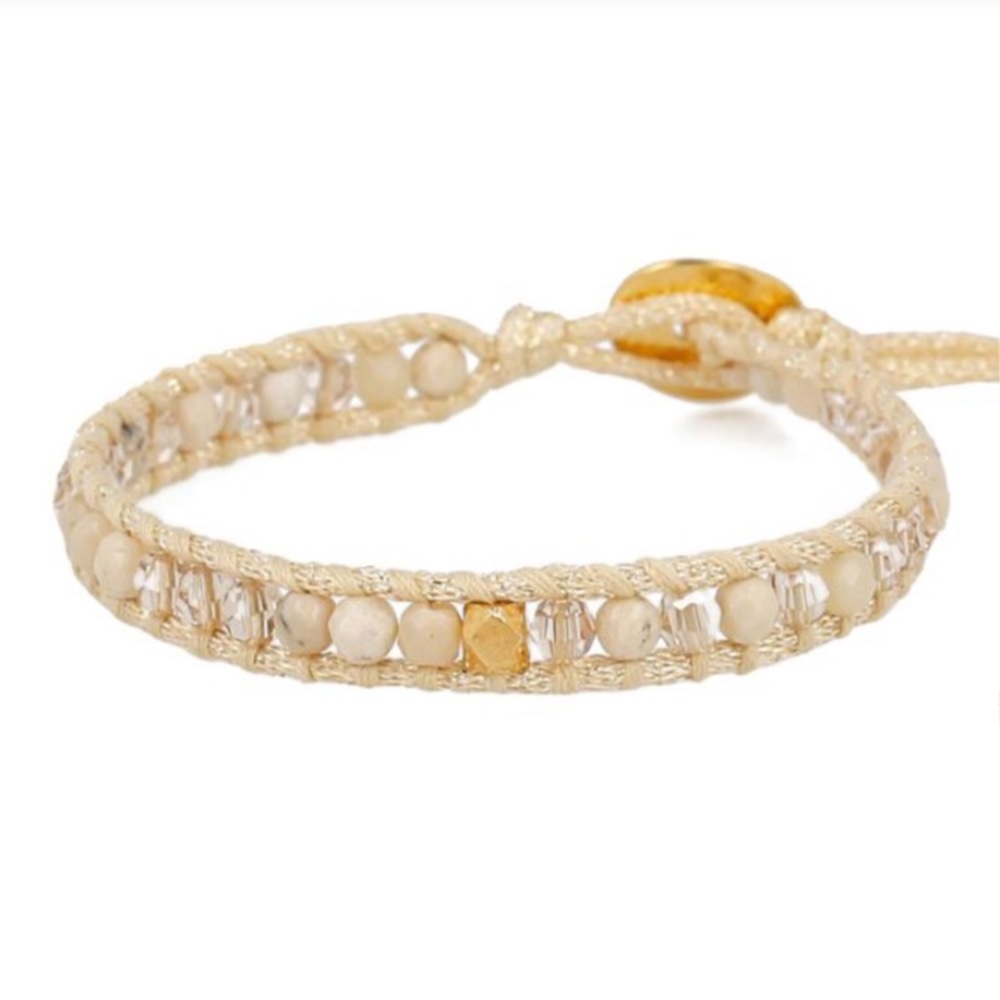 CHAN LUU Multi Bracelet Brioche Mokuba NWT